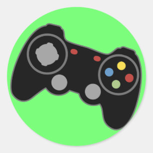 Sticker Rond Contrôleur de jeu