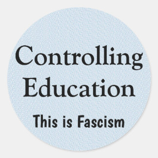Sticker Rond Controlling Education