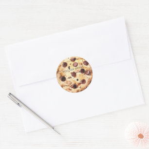 Sticker Rond Cookie aux pépites de chocolat