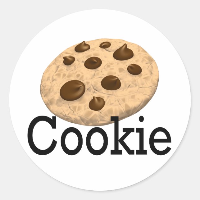 Sticker Rond Cookie dur (Devant)