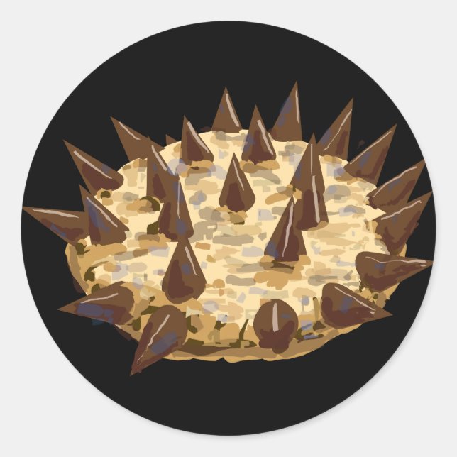 Sticker Rond Cookie dur (Devant)