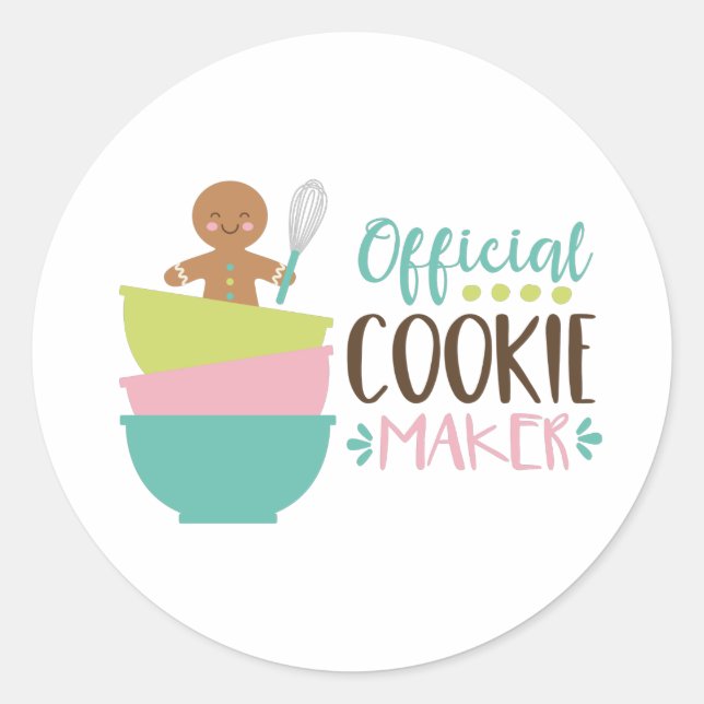 Sticker Rond Cookie officielle (Devant)