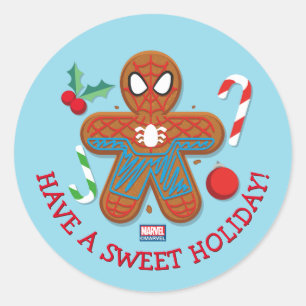 Sticker Rond Cookie Spider-Man
