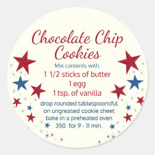 Sticker Rond Cookies dans un topper Jar