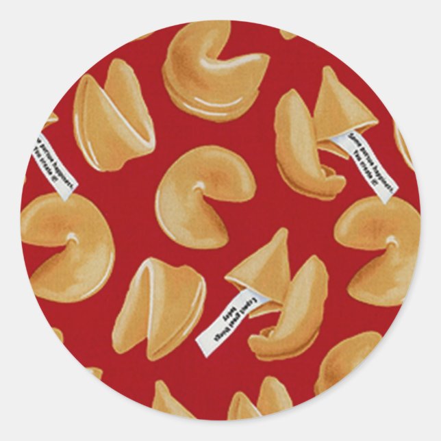Sticker Rond Cookies Fortune (Devant)
