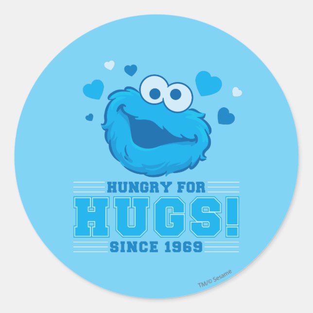 Sticker Rond Cookies Monster (Devant)