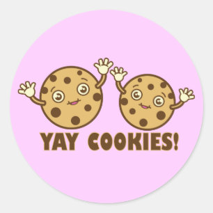 Sticker Rond Cookies, Yay