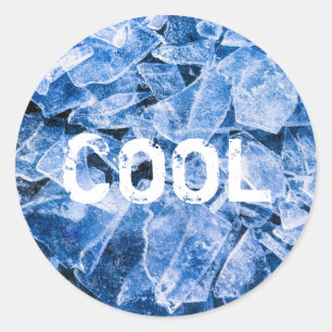 Sticker Rond Cool de glace