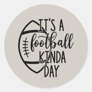 Sticker Rond cool football sport mot art