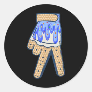 Sticker Rond Cool Sport Baseball Accueil Plate Drift Avec Des É