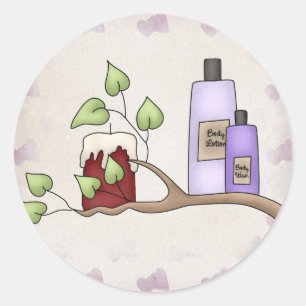 Sticker Rond Coordination des scellés d'enveloppe de Fête des m