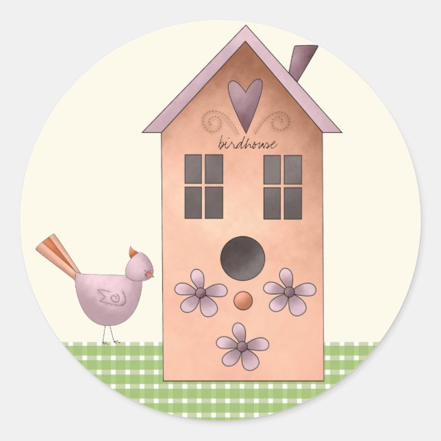 Sticker Rond Coordination des scellés d'enveloppe de Fête des m (Devant)