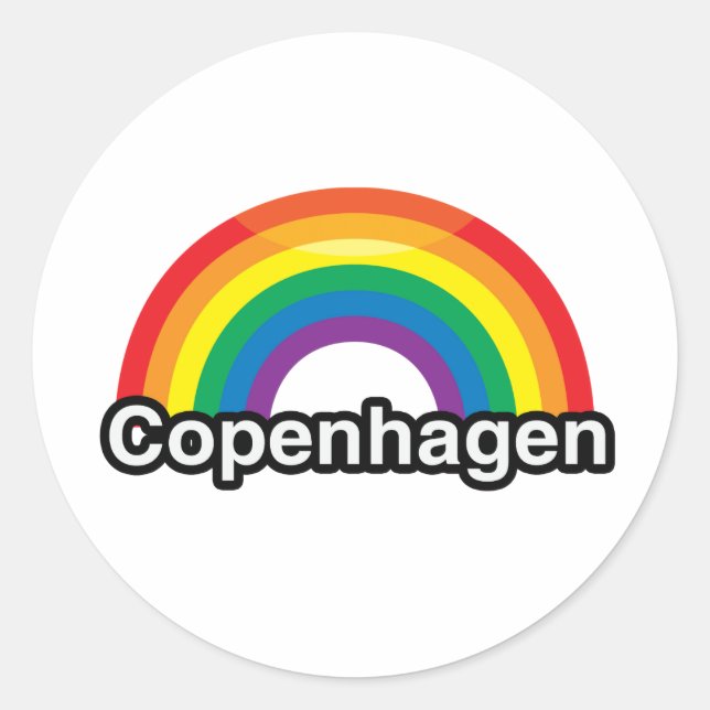 Sticker Rond COPENHAGUE PRIDE RAINBOW -.png (Devant)