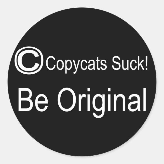 Sticker Rond Copycat (Devant)