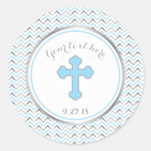 Sticker Rond Coquetteurs Cross-Party-Blue & Silver