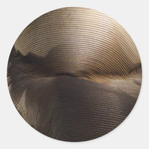 Sticker rond corde fil