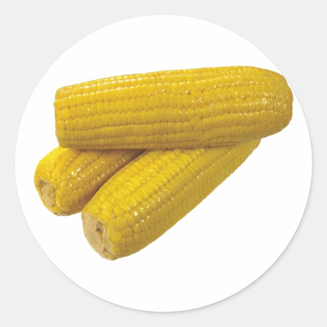 Sticker Rond Corn (Devant)