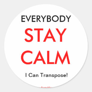 Sticker Rond Corne française que je peux transposer