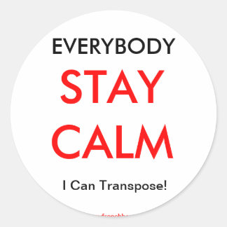 Sticker Rond Corne française que je peux transposer