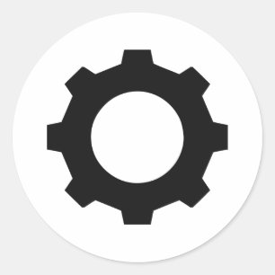 Sticker Rond coroux noir