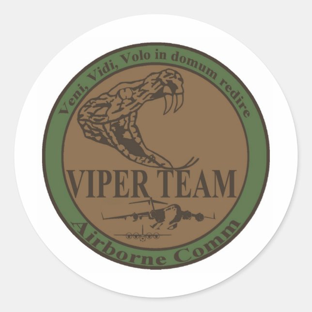 Sticker Rond Correctif de l'équipe Viper (Devant)