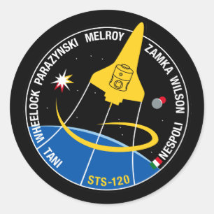 Sticker Rond Correctif de mission STS 120
