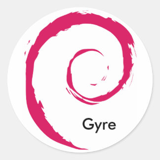 Sticker Rond Correspondance des ordures du Pacifique Nord