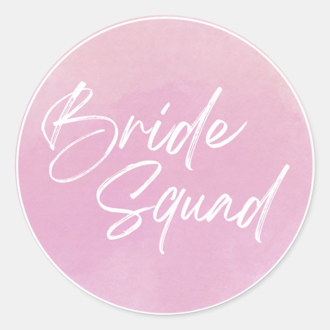 Sticker Rond Cortège de Mariée Enterrement de Vie de Jeune Fill (Devant)