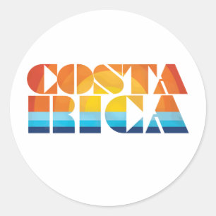 Sticker Rond Costa Rica