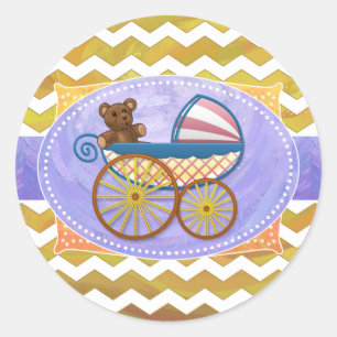 Sticker Rond Costume bébé ananas
