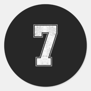 Sticker Rond Costume de couple duo 67 Six Seven Mème Drôle 6 7 