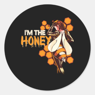 Sticker Rond Costume Halloween Abeille Femme Mens The Honey Y