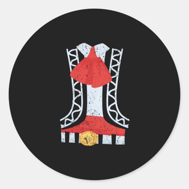 Sticker Rond Costume Mariachi Charro Cinco De Mayo mexicain (Devant)