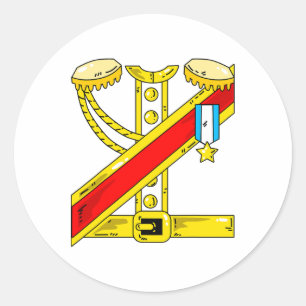 Sticker Rond Costume Prince Charming Funny Halloween Cadeau