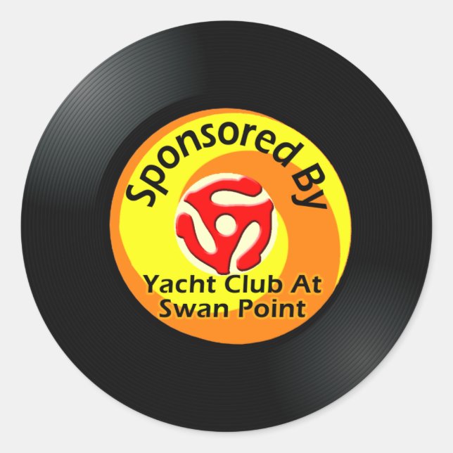 Sticker Rond Côté "B" 5 (Devant)