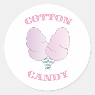 Sticker Rond Coton Candy