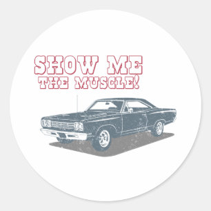Sticker Rond Coucou terrestre 1969 de Plymouth