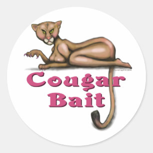 Sticker Rond Cougar Bait
