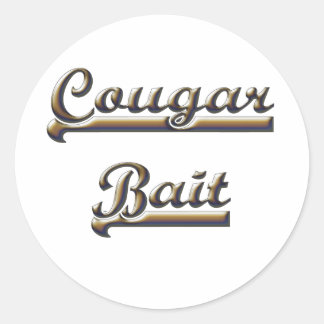 STICKER ROND COUGAR BAIT