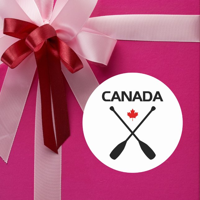 Sticker Rond Couleur claire feuille d'érable pour sonneries cro (Créateur téléchargé)