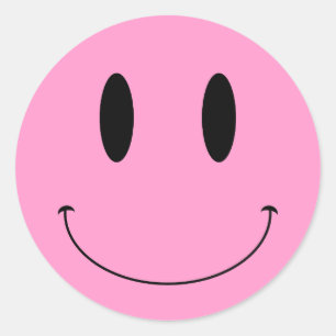 Sticker Rond Couleur de coutume de visage de KRW