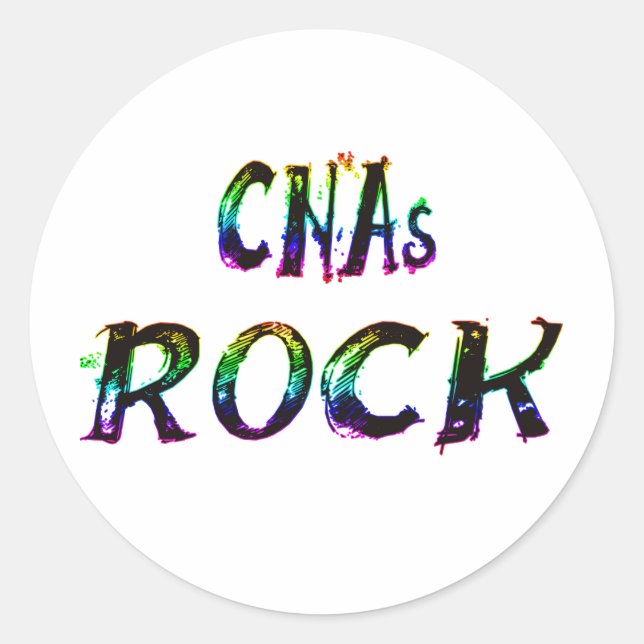 STICKER ROND COULEUR DE ROCK CNA (Devant)