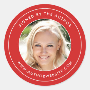 Sticker Rond Couleur Modifiable À La Frontière Signée Par L'Aut