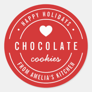 Sticker Rond Couleur personnalisée Marchandises maison Cuisine