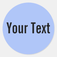 COULEUR SEULEMENT | bleu clair + votre texte