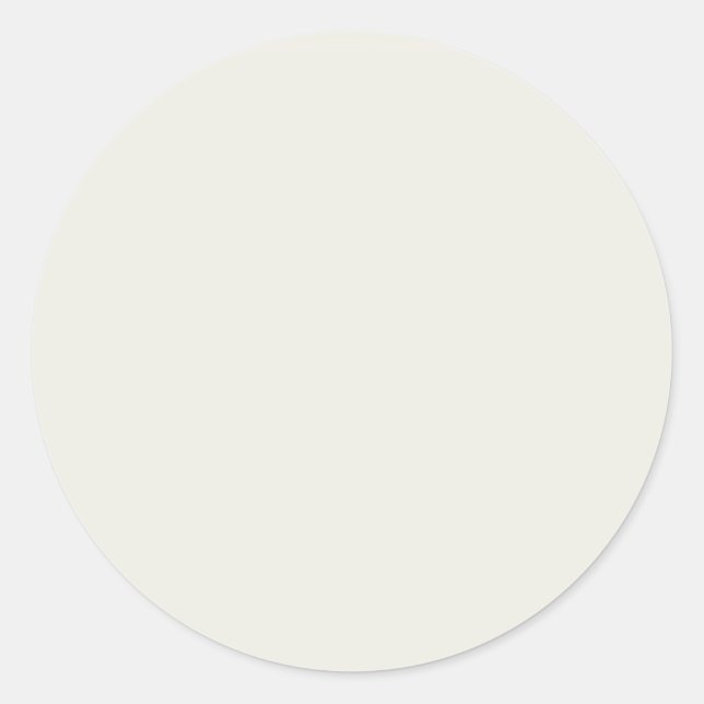 Sticker Rond Couleur solide de la colombe blanche (Devant)