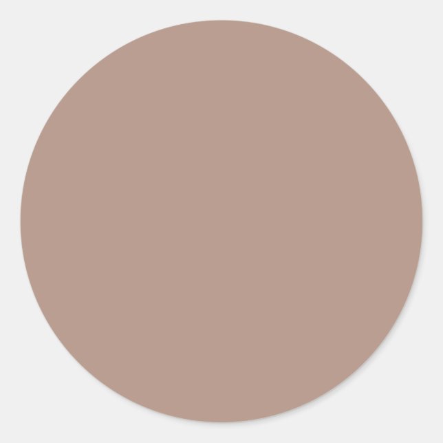 Sticker Rond Couleur solide point rouge (Devant)