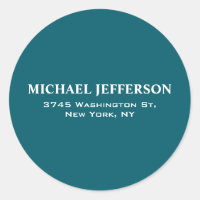 Couleur Turquoise foncée chic personnalisée