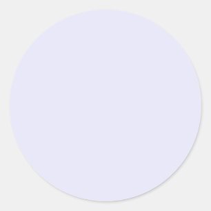 Sticker Rond Couleur Uni Lavande Clair
