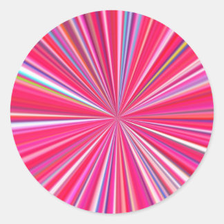Sticker Rond couleurs hypnotiques
